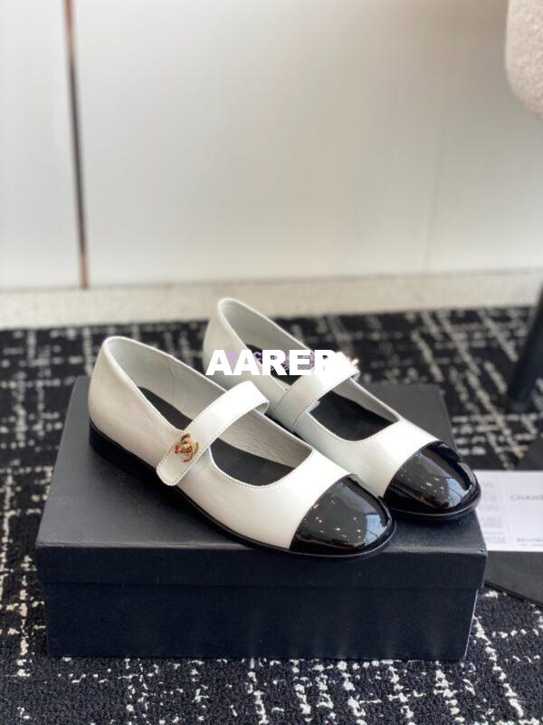 Replica Chanel Mary Jane Patent Calfskin Shoes G45280 16