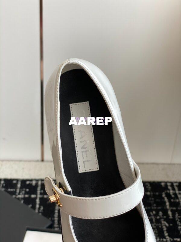 Replica Chanel Mary Jane Patent Calfskin Shoes G45280 17