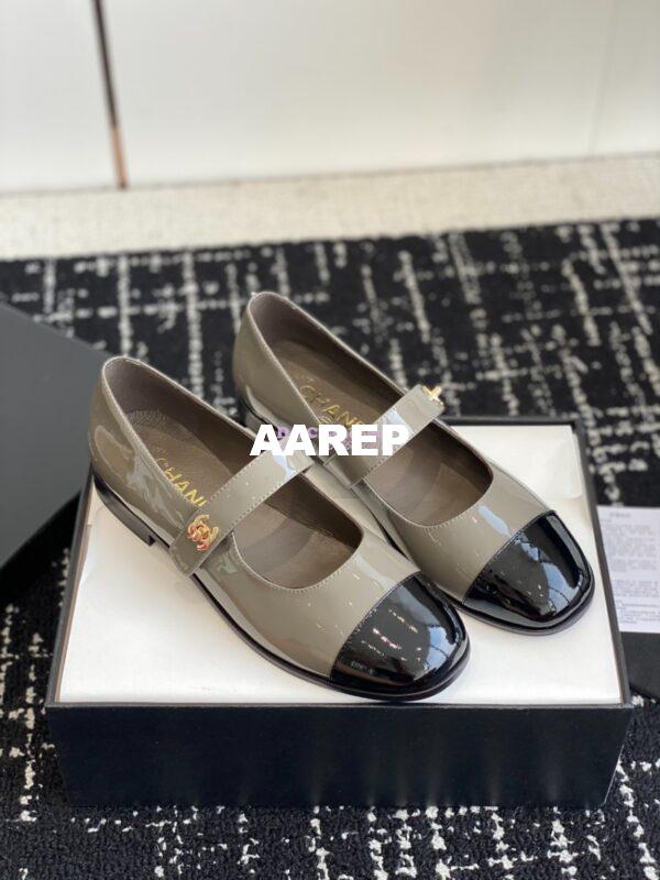 Replica Chanel Mary Jane Patent Calfskin Shoes G45280 20
