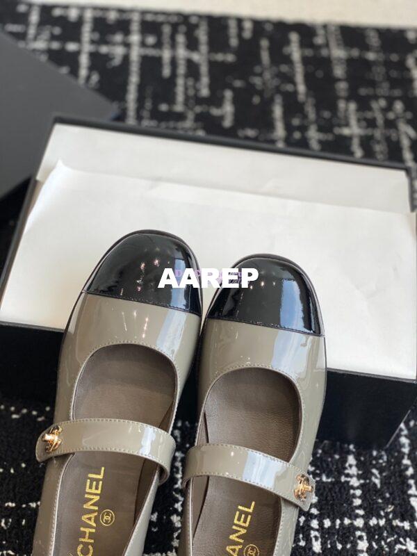Replica Chanel Mary Jane Patent Calfskin Shoes G45280 22