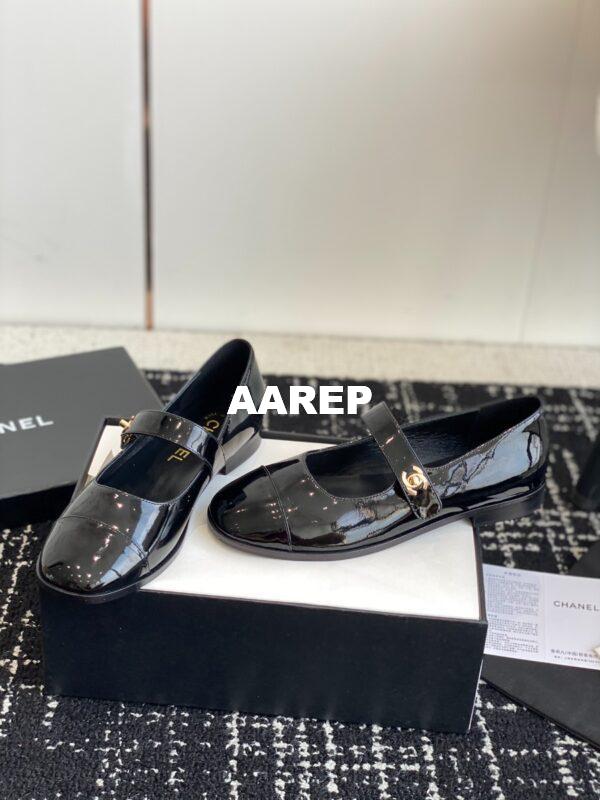 Replica Chanel Mary Jane Patent Calfskin Shoes G45280 26