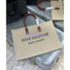 Replica YSL Saint Laurent Le 5 à 7 hobo bag in black Patent Leather 657228
