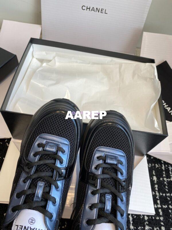 Replica Chanel Limited Edition Trainer Cotton, Patent Calfskin & Calfskin G38299 Navy Black 10