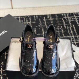 Replica Chanel 24A Moccasin Patent Calfskin Loafer G45203