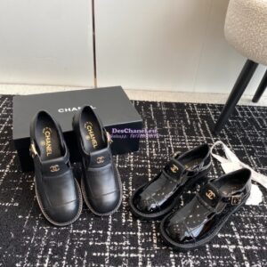 Replica Chanel 24A Moccasin Patent Calfskin Loafer G45203 2