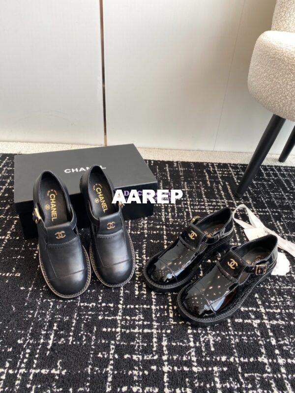 Replica Chanel 24A Moccasin Patent Calfskin Loafer G45203 2