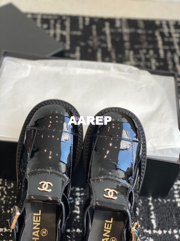 Replica Chanel 24A Moccasin Patent Calfskin Loafer G45203 4