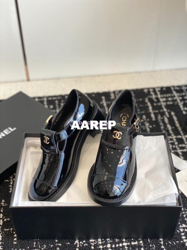 Replica Chanel 24A Moccasin Patent Calfskin Loafer G45203 6
