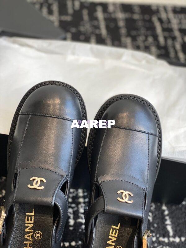 Replica Chanel 24A Moccasin Lambskin Loafer G45203 5