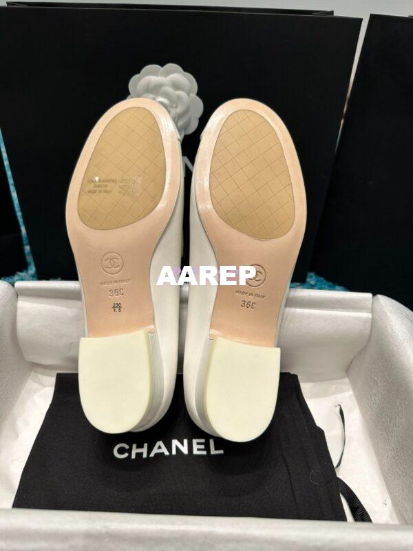 Replica Chanel 19C Mary Janes in Ivory Calfskin G34328 9