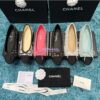 Replica Chanel Tweed and Grossgrain Cap Toe Ballerinas G02819 BlackWhite