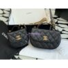 Replica Chanel 23C New CF 1112 Classic Flap Bag Qulited Grainy Caviar with Light Gold Hardware in Light Creme (Limited Edition Colour)