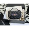 Replica Chanel Clutch With Chain Shiny Aged Calfskin AP3378 Black