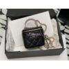 Replica Chanel Flap With Chain Top Handle Bag Lambskin AS4232 Black 2