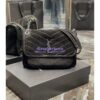 Replica YSL Saint Laurent Gaby Satchel In Quilted Vintage Lambskin 6688631 Black Blanc 2