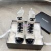 Replica Chanel Combat Boots Lambskin & Patent Calfskin G45005 Beige 2