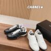 Replica Chanel Trainer Knit & Suede Calfskin G38750 Black
