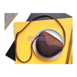 Replica YSL Saint Laurent Le Monogramme Cœur Bag In Canvas And Smooth Leather 6752602 Brown