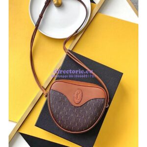 Replica YSL Saint Laurent Le Monogramme Cœur Bag In Canvas And Smooth Leather 6752602 Brown 2