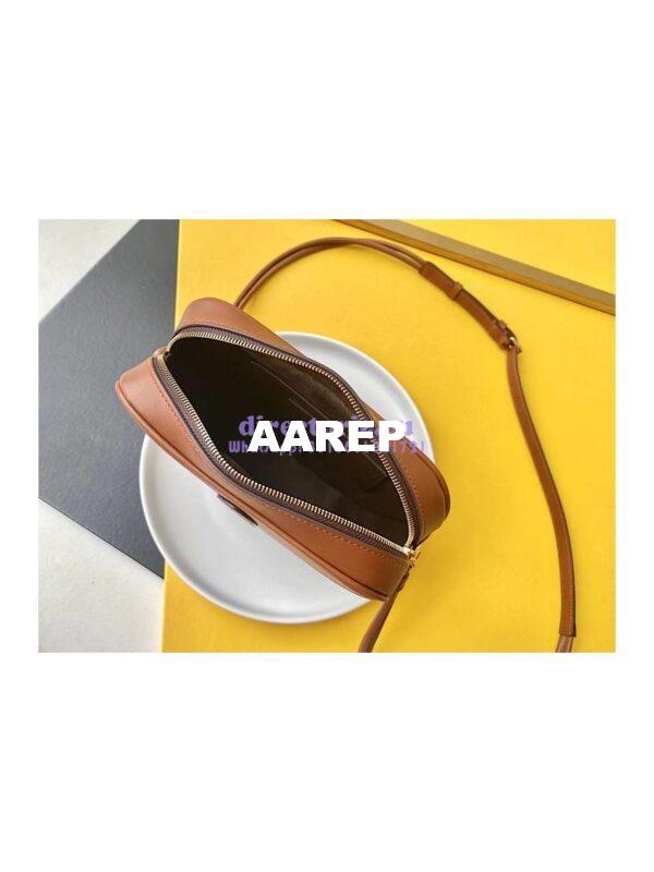 Replica YSL Saint Laurent Le Monogramme Cœur Bag In Canvas And Smooth Leather 6752602 Brown 8