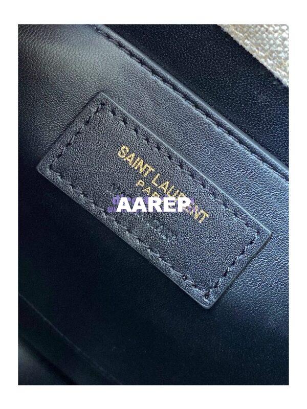 Replica YSL Saint Laurent Jamie Medium "Carré Rive Gauche" Linen Taupe 634820 10