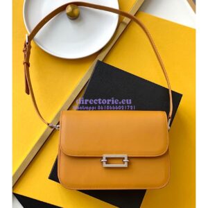Replica YSL Saint Laurent Le Pavé Satchel In Smooth Leather 6571862 Saffron