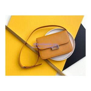 Replica YSL Saint Laurent Le Pavé Satchel In Smooth Leather 6571862 Saffron 2