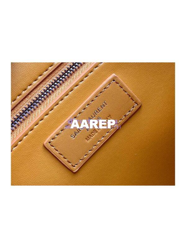 Replica YSL Saint Laurent Le Pavé Satchel In Smooth Leather 6571862 Saffron 9