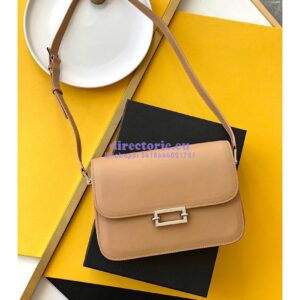 Replica YSL Saint Laurent Le Pavé Satchel In Smooth Leather 6571862 Beige