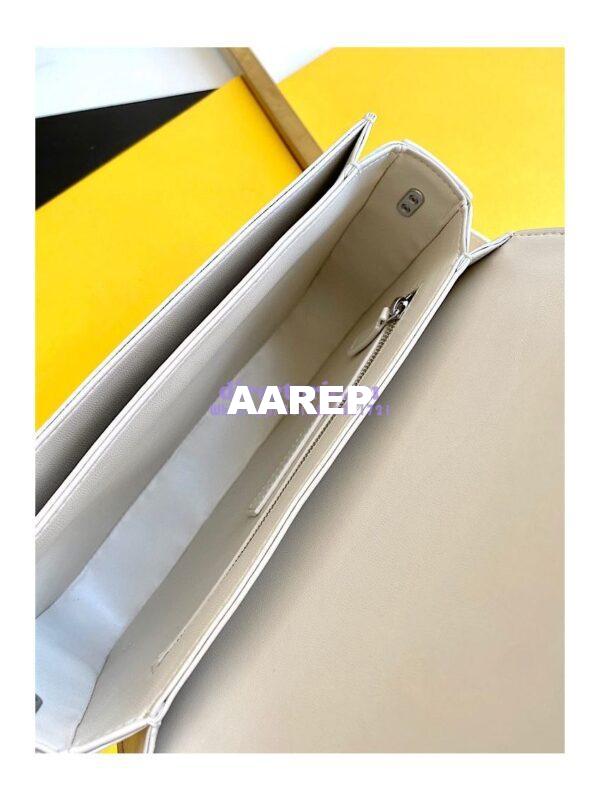 Replica YSL Saint Laurent Le Pavé Satchel In Smooth Leather 6571862 Blanc 6