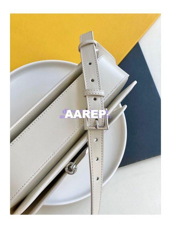 Replica YSL Saint Laurent Le Pavé Satchel In Smooth Leather 6571862 Blanc 9