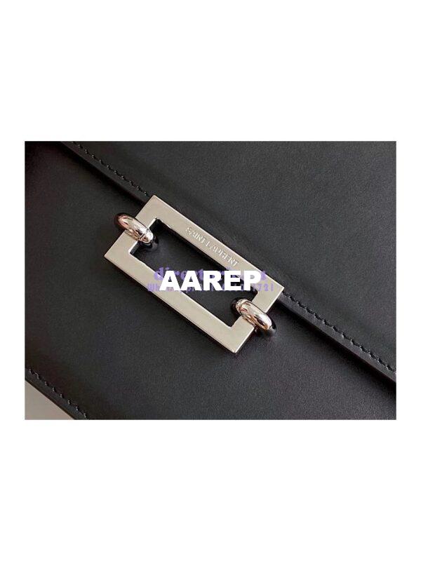 Replica YSL Saint Laurent Le Pavé Satchel In Smooth Leather 6571862 Black 7