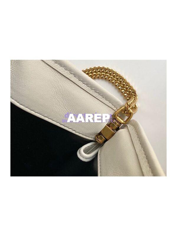 Replica YSL Saint Laurent Victoire Baby Clutch in Leather 65736118 Blanc 8