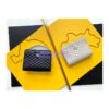 Replica YSL Saint Laurent Monogram Clutch in Quilted Grain De Poudre Embossed Leather 617662 Black 2