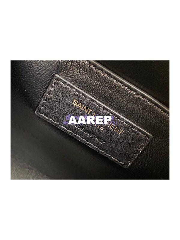 Replica YSL Saint Laurent Victoire Baby Clutch in Leather 65736118 Black 8