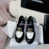 Replica Chanel 23CC Logo Calfskin Lace-Ups G45124 White