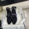 Replica Chanel CC Metal Moccasins in Calfskin G45156 Black