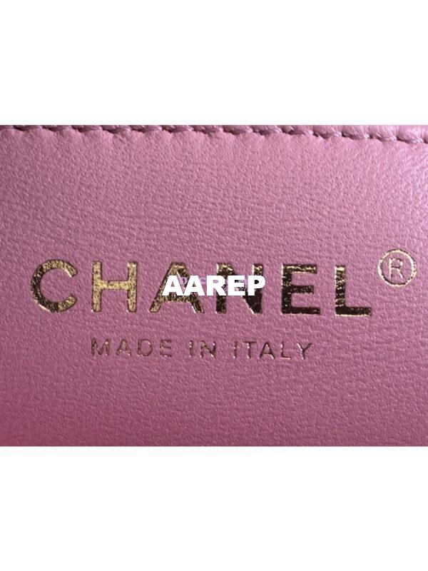 Replica Chanel 23P Heart Crush Chain Flap Bag in Pink Caviar AS3828 AS3829 AS3921 16