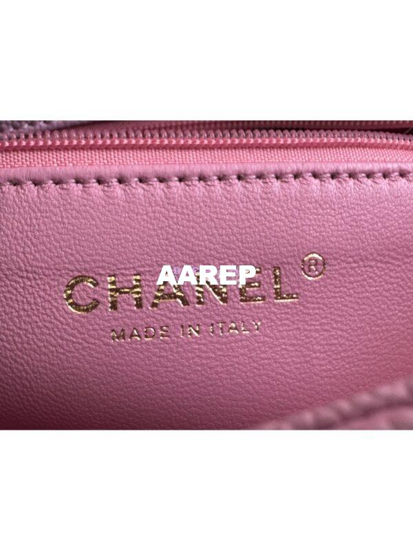 Replica Chanel 23P Heart Crush Chain Flap Bag in Pink Caviar AS3828 AS3829 AS3921 26