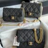 Replica Chanel 23P Heart Crush Chain Flap Bag in White Caviar AS3828 AS3829 AS3921
