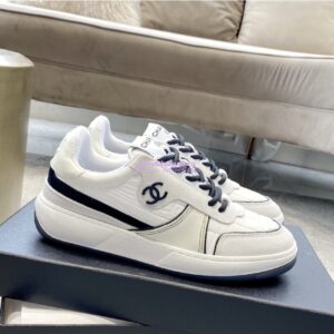 Replica Chanel 23C Trainers Fabric & Suede Calfskin G39802 White