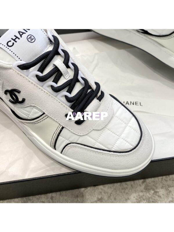 Replica Chanel 23C Trainers Fabric & Suede Calfskin G39802 White 9