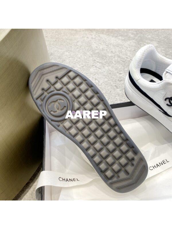 Replica Chanel 23C Trainers Fabric & Suede Calfskin G39802 White 11
