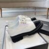Replica Chanel Lace-Up Shoes in Calfskin & Patent Calfskin G45075 Light Brown & Black 2