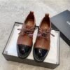 Replica Chanel Moccasins in Calfskin G45074 Light Brown 2