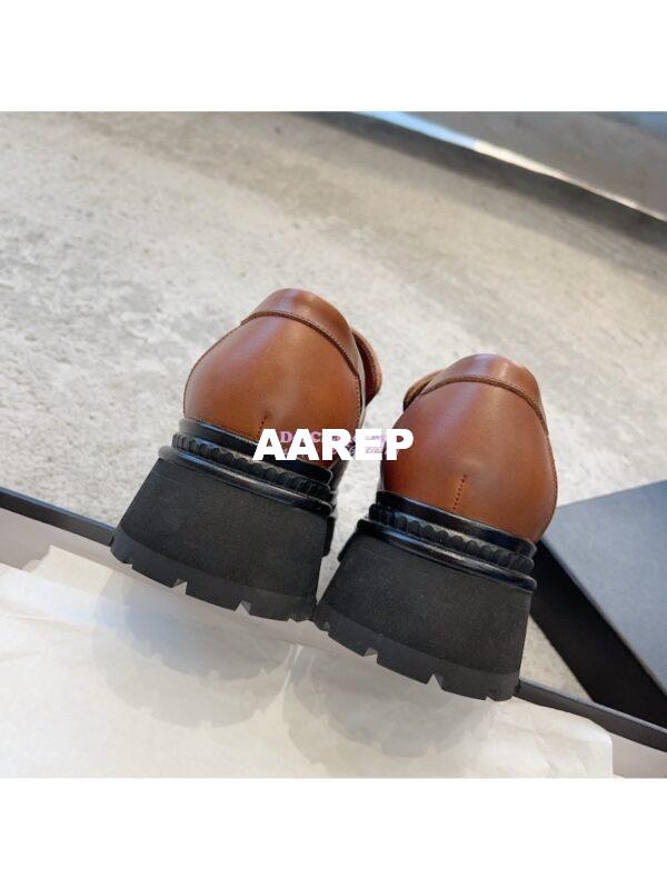 Replica Chanel Moccasins in Calfskin G45074 Light Brown 9