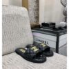 Replica Chanel 23C CC Lambskin Mules G39778 Beige 2