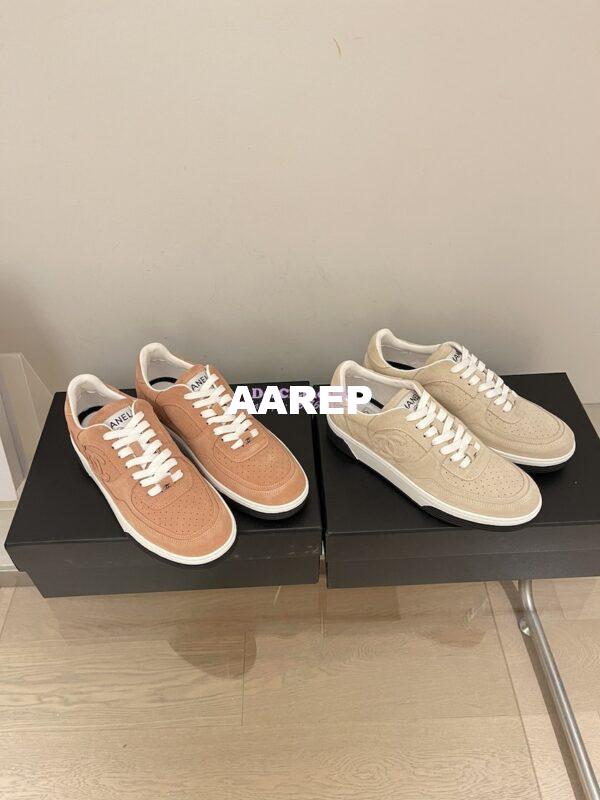 Replica Chanel Suede Kidskin Trainer G45079