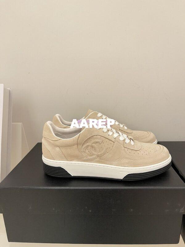 Replica Chanel Suede Kidskin Trainer G45079 2
