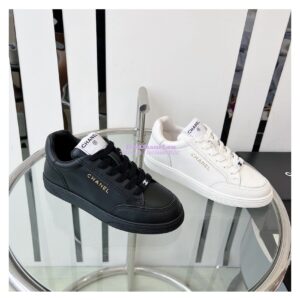 Replica Chanel Calfskin Sneaker G45085 Black